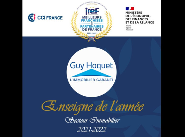 Guy Hoquet élue "Meilleure enseigne de l'année"