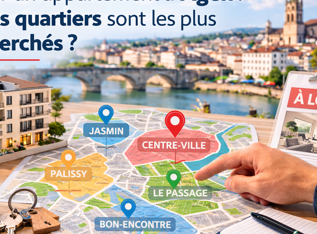 Louer un appartement à Agen : quels quartiers sont les plus recherchés ?