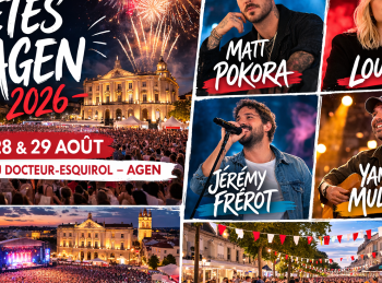 Fêtes d’Agen 2026 : découvrez le programme complet avec les dates, horaires et artistes.
