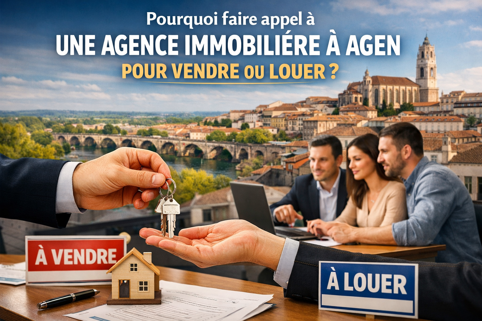 Pourquoi faire appel à une agence immobilière à Agen pour vendre ou louer ?